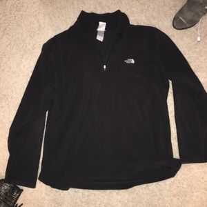 Fleece north face quarter zip